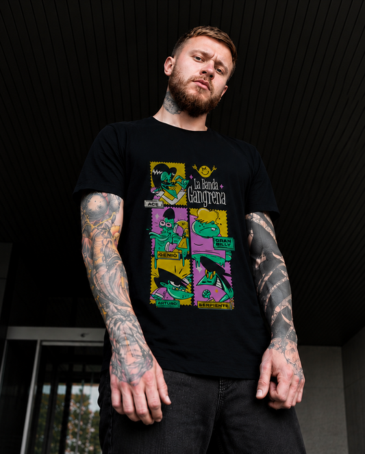 Polera Banda Gangrena (Las Chicas Super Poderosas)