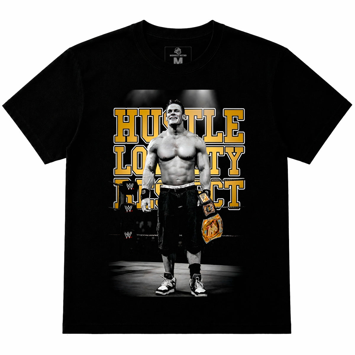 Polera John Cena: Hustle, Loyalty, Respect