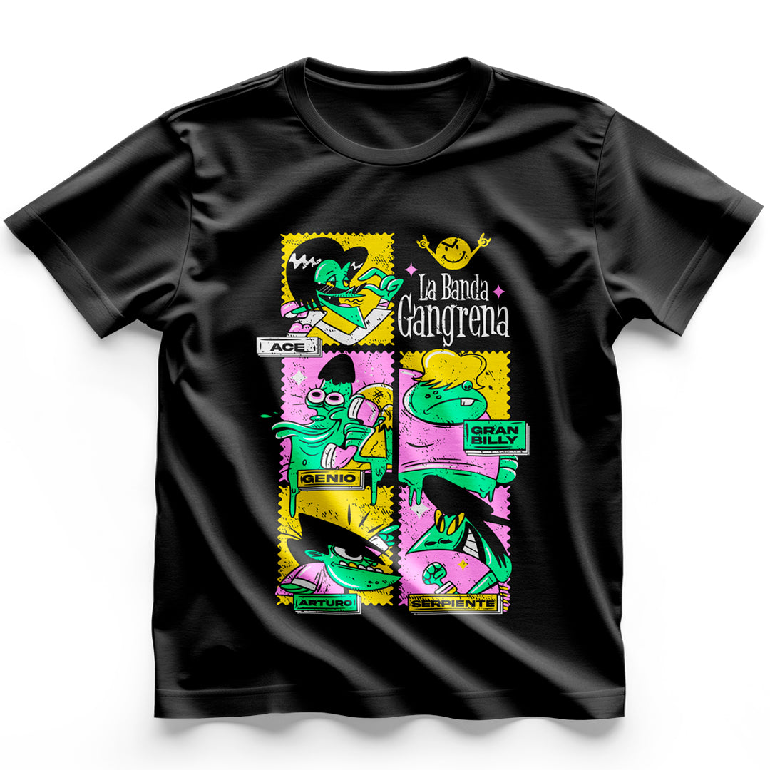 Polera Banda Gangrena (Las Chicas Super Poderosas)