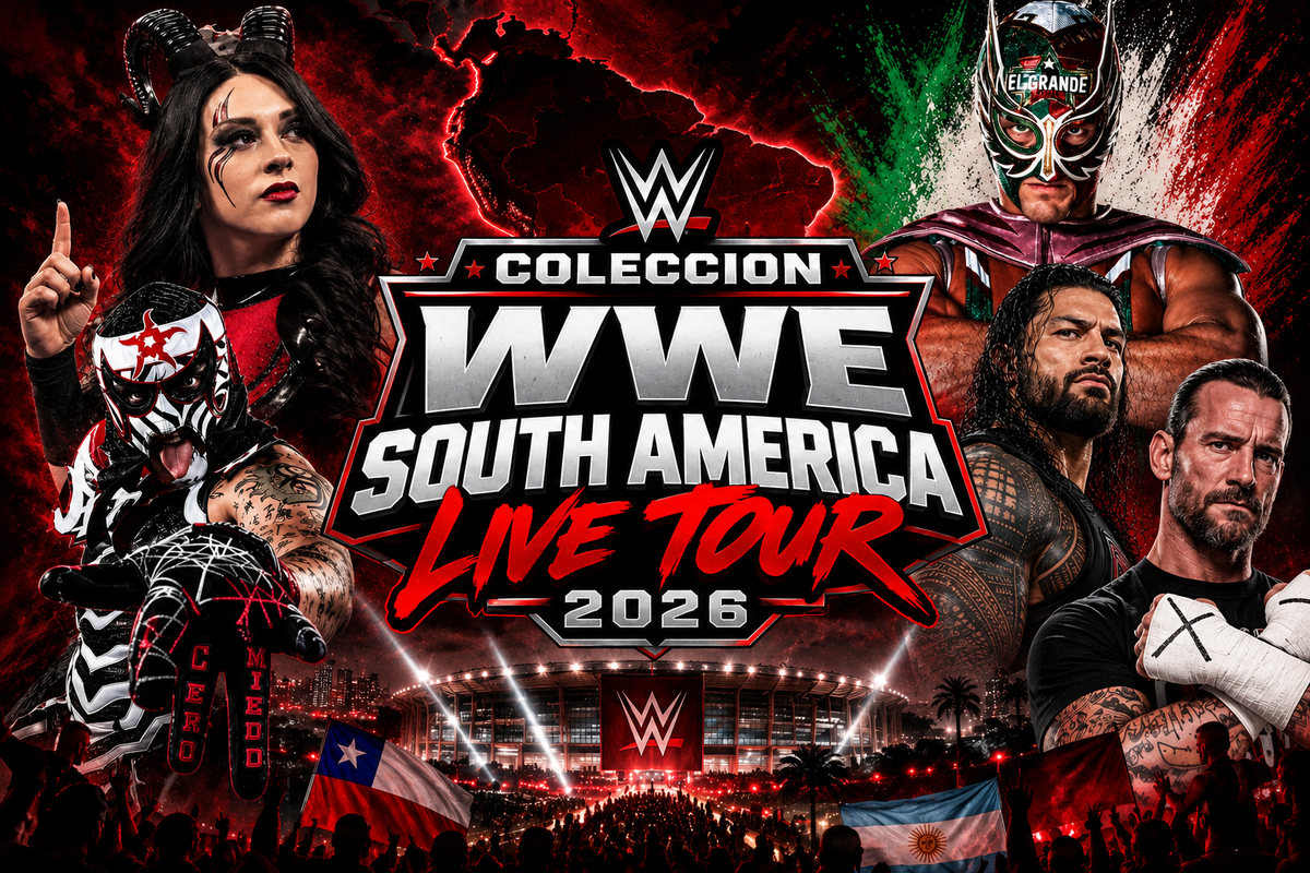 Colección WWE South America Live Tour 2026