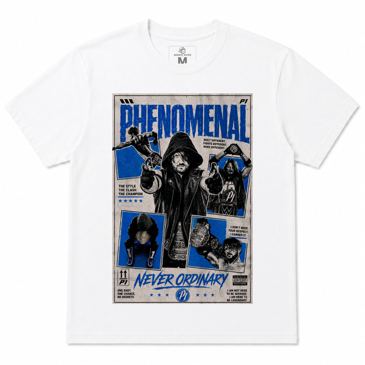 Polera AJ Styles: Phenomenal