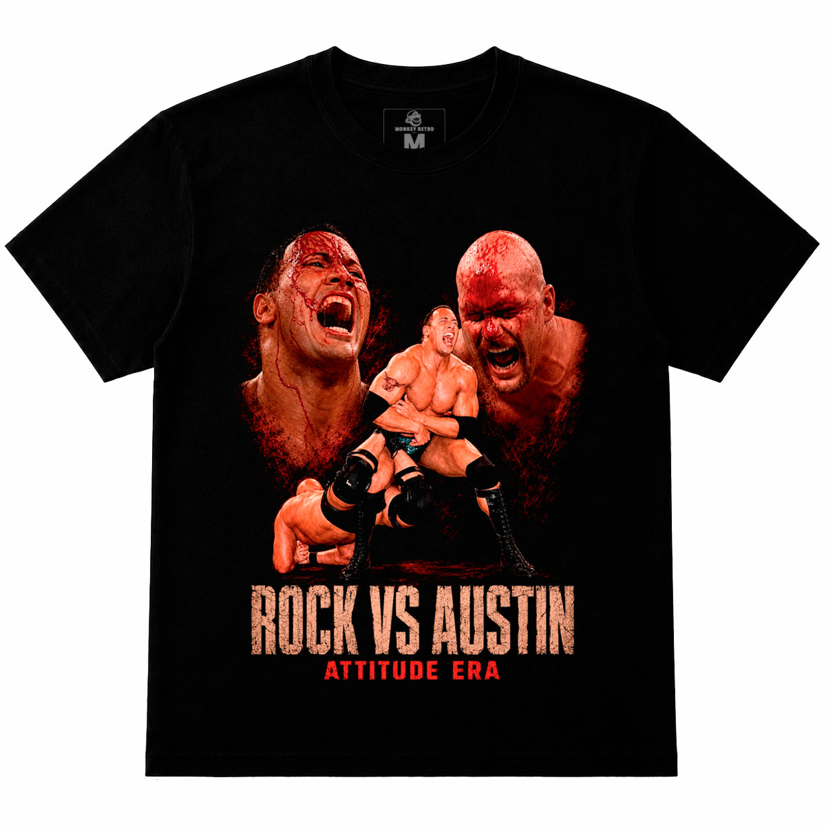 Polera The Rock vs Stone Cold: Attitude Era