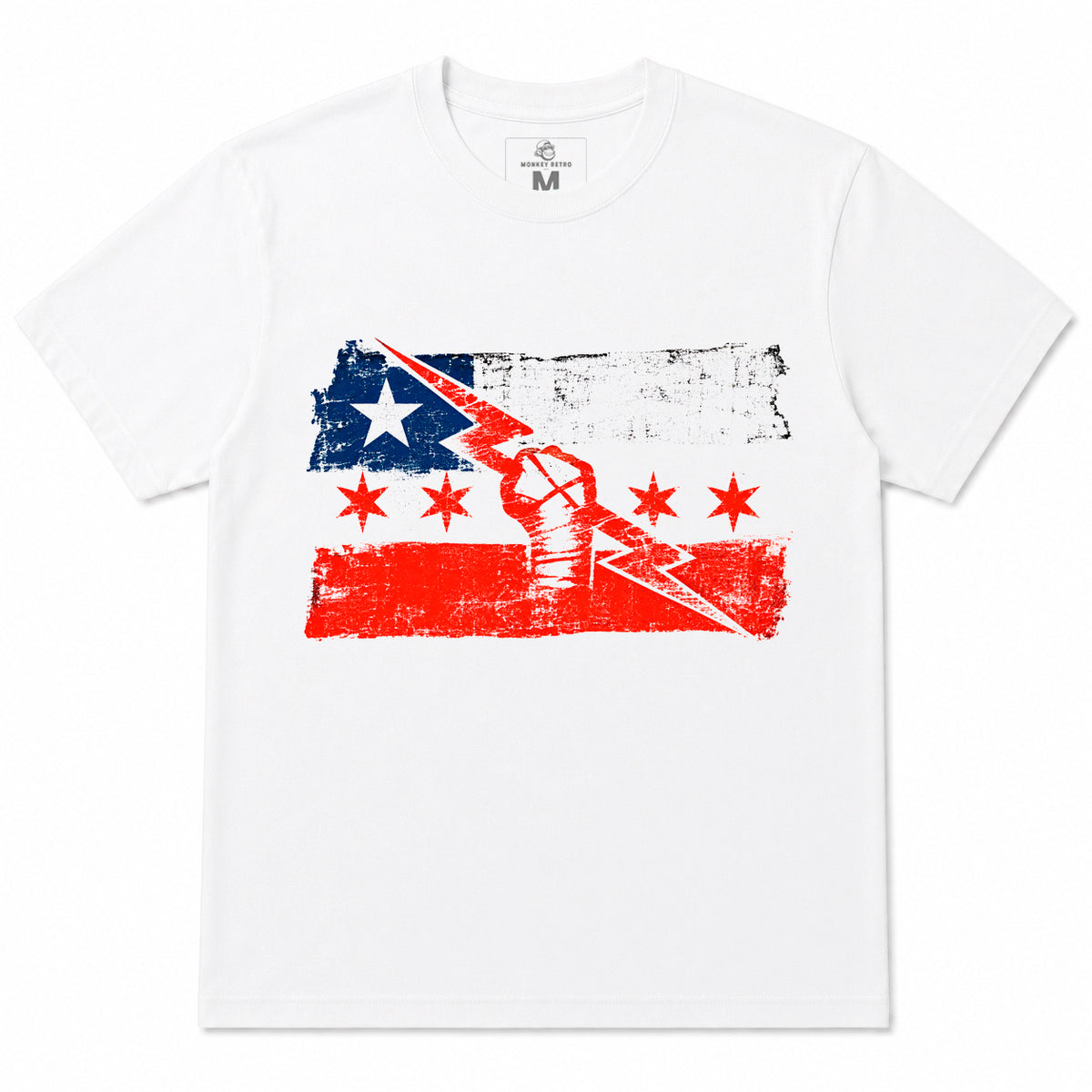 Polera CM Punk: Chicago x Chile