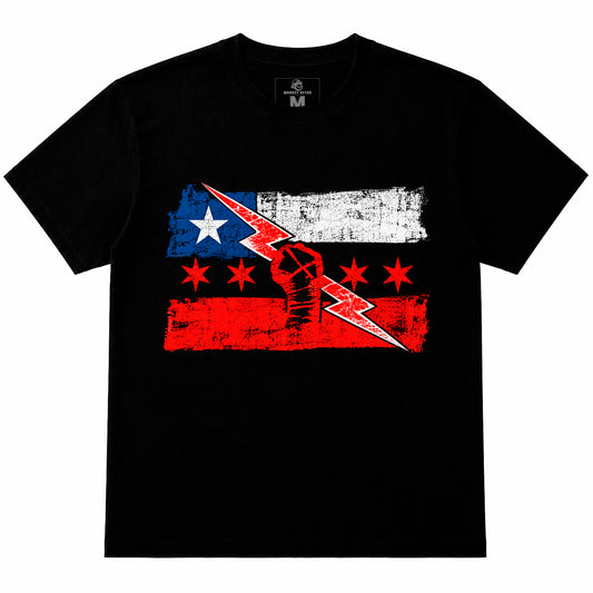 Polera CM Punk: Chicago x Chile