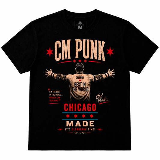 Polera CM Punk: Chicago Made
