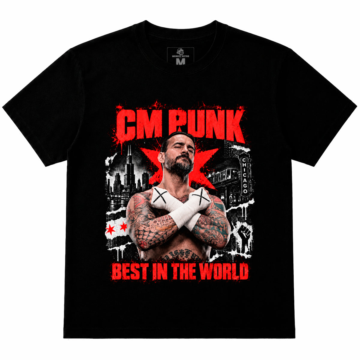 Polera CM Punk: Best in the World