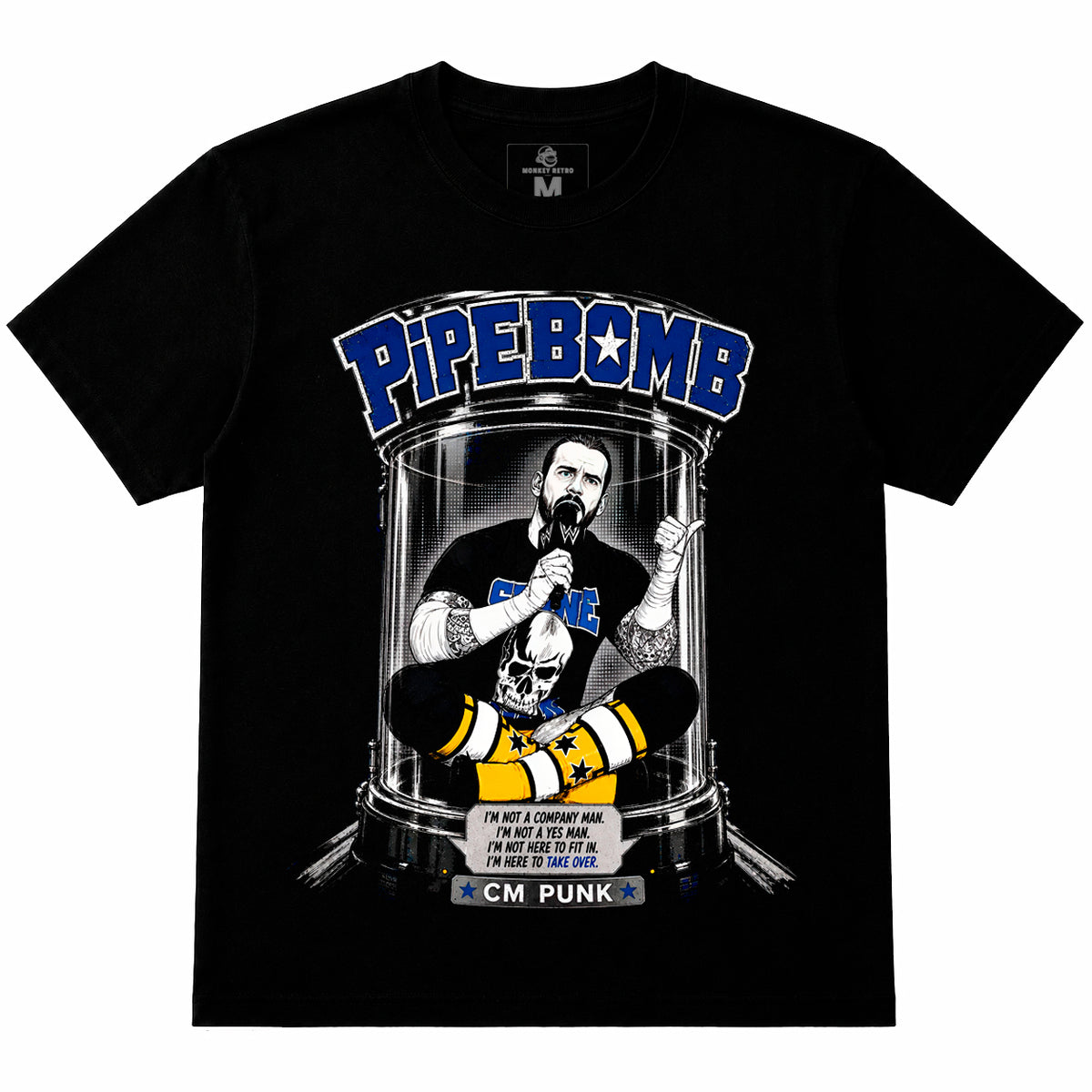 Polera CM Punk: Pipe Bomb
