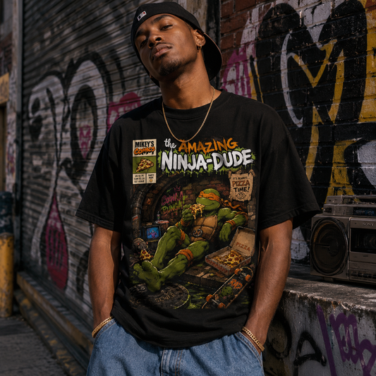Polera Tortugas Ninja: Pizza Time 🍕