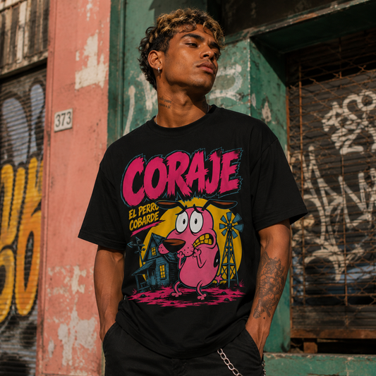 Polera Coraje el Perro Cobarde: Bienvenido a Ningún Lugar