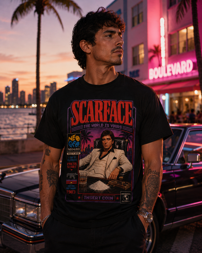 Polera Scarface: The World Is Yours