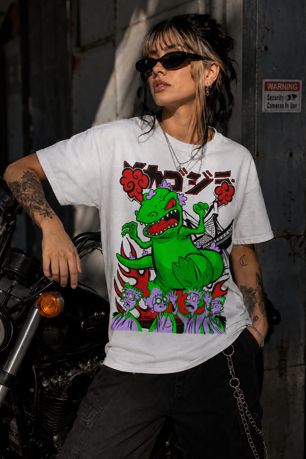 Polera Rugrats: Reptar en Tokio