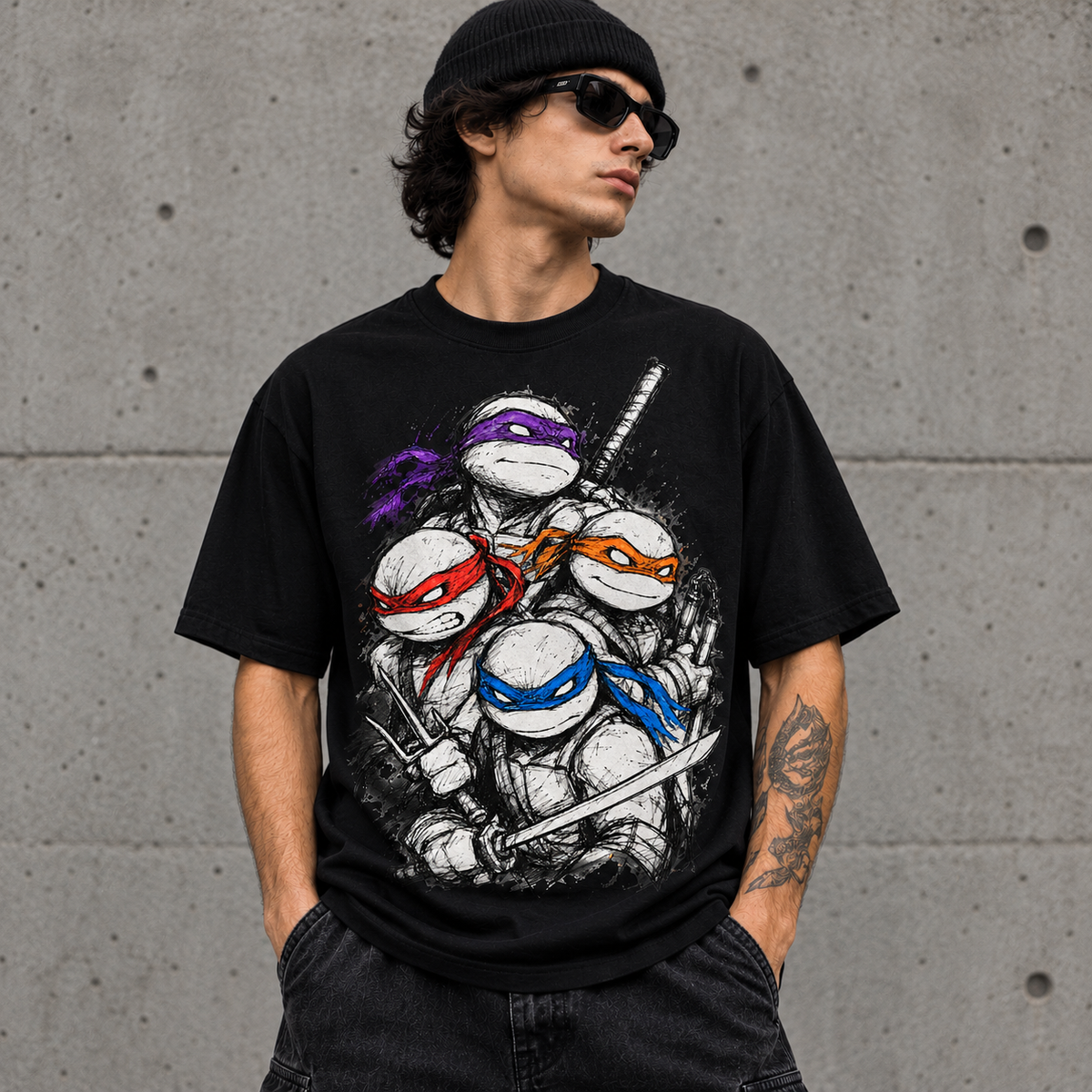 Polera Tortugas Ninja: Brothers Forever