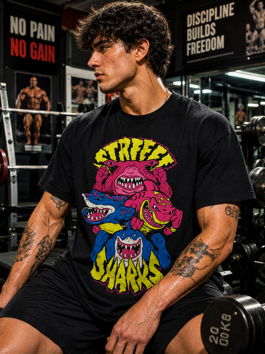 Polera Street Sharks