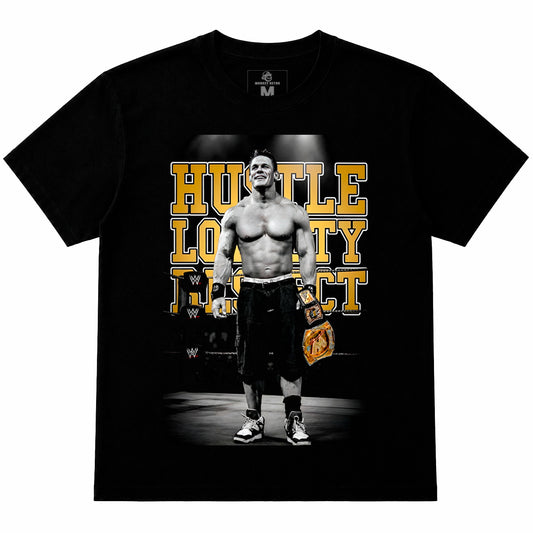 Polera John Cena: Hustle, Loyalty, Respect