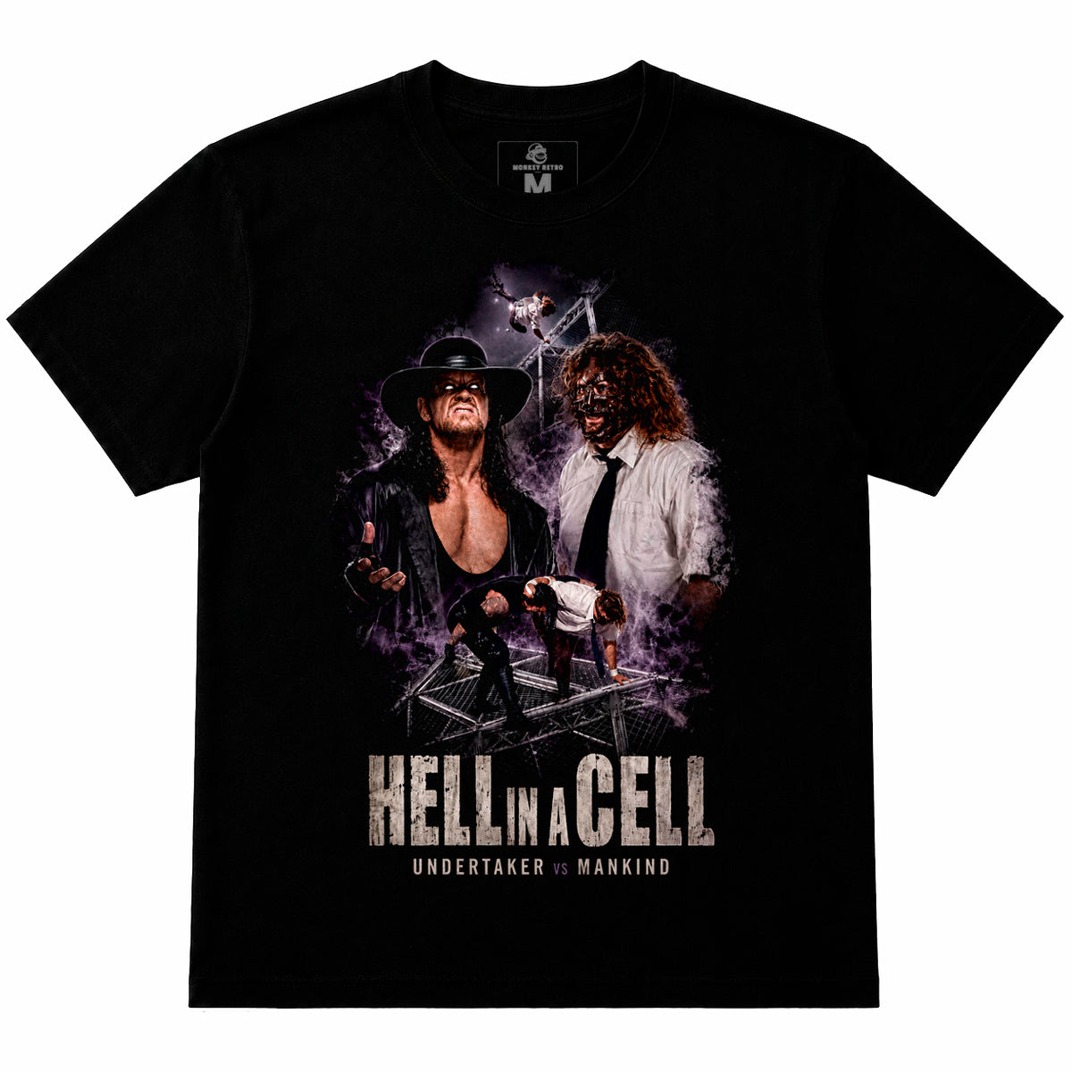 Polera Undertaker vs Mankind: Hell in a Cell 1998