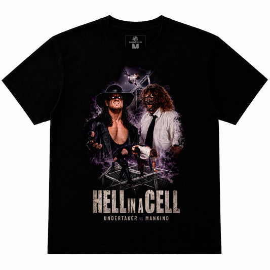 Polera Undertaker vs Mankind: Hell in a Cell 1998