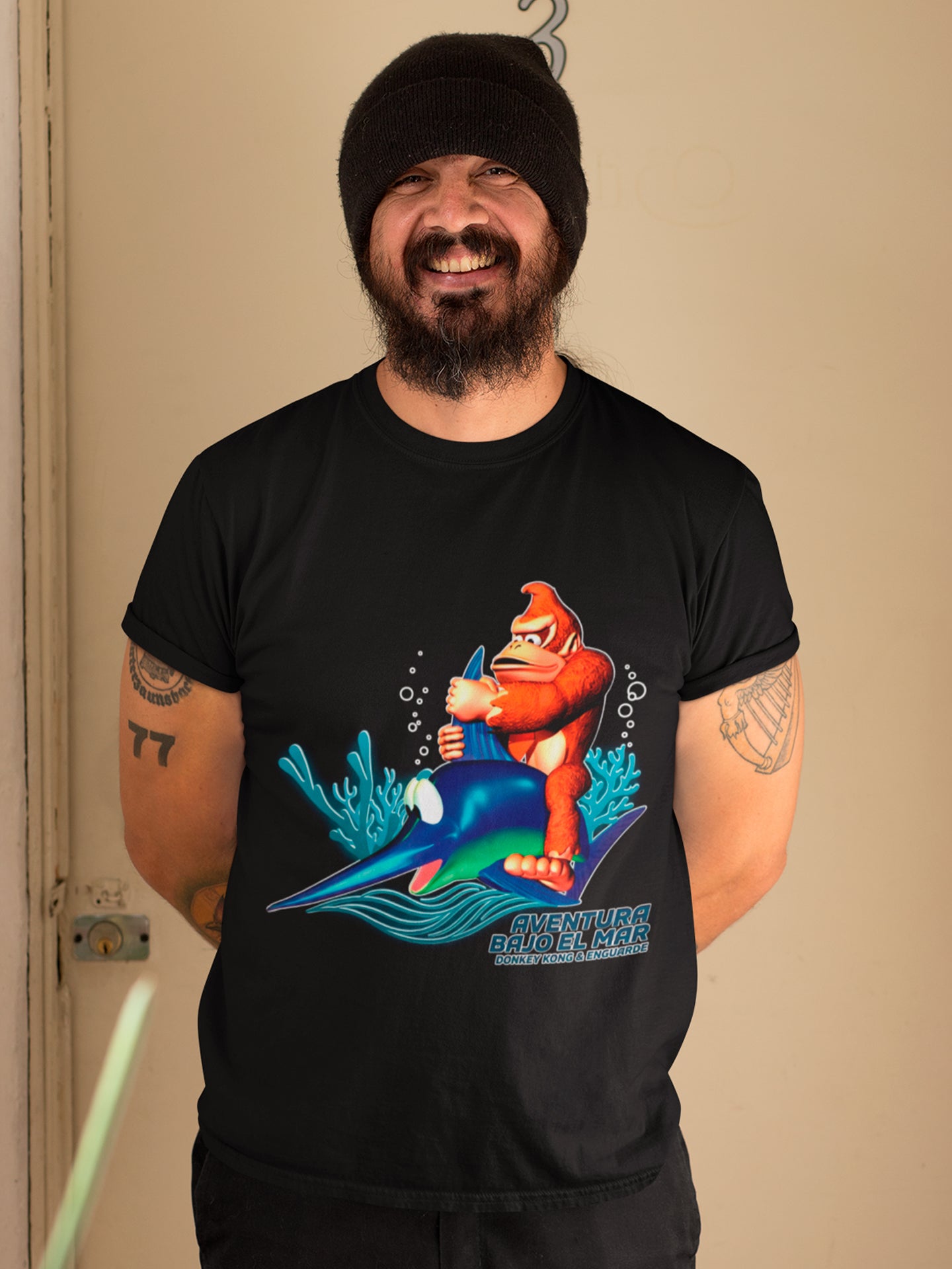 Polera Donkey Kong: Aventura Bajo el Mar