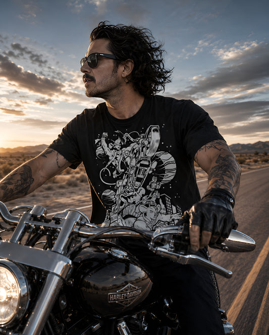 Polera Motorratones de Marte