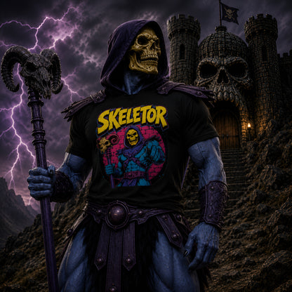 Polera Skeletor Retro años 80