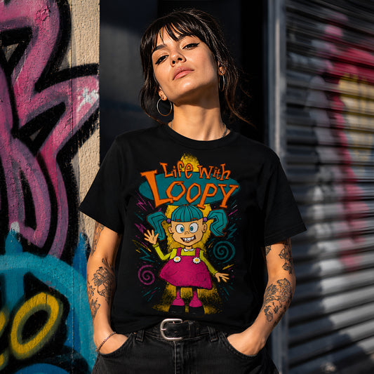 Polera KaBlam!: Life with Loopy
