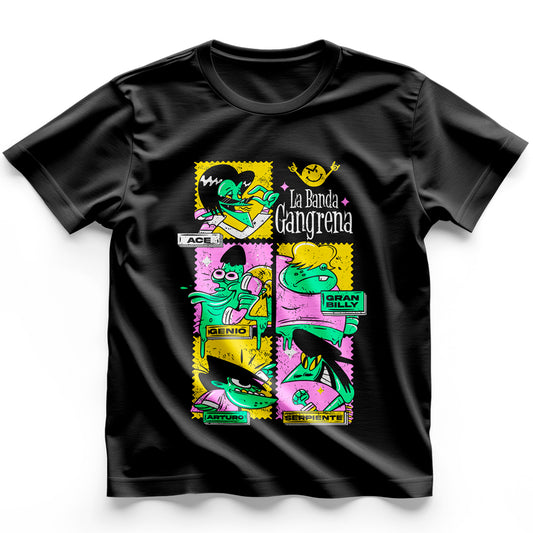 Polera Banda Gangrena (Las Chicas Super Poderosas)