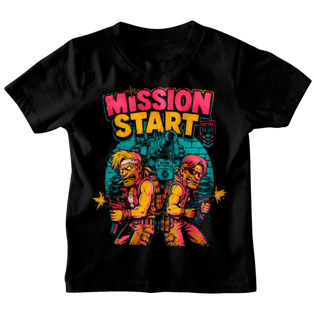 Polera Metal Slug: Mission Start