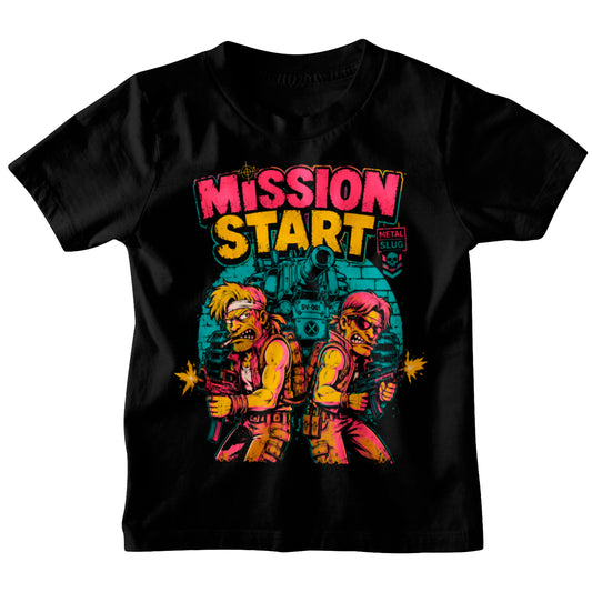 Polera Metal Slug: Mission Start
