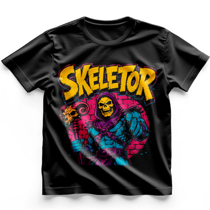 Polera Skeletor Retro años 80