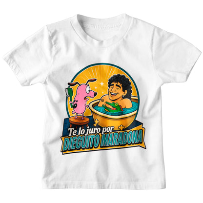 Polera Coraje el Perro Cobarde: Te lo Juro por Dieguito Maradona