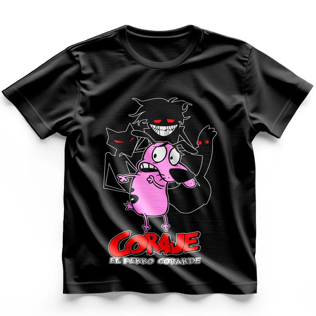 Polera Coraje el Perro Cobarde