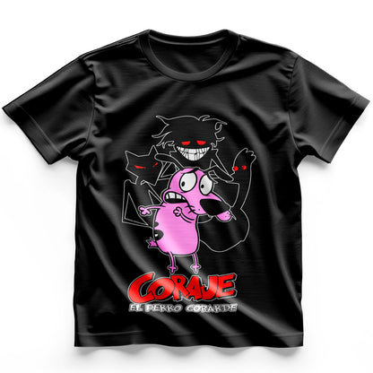 Polera Coraje el Perro Cobarde