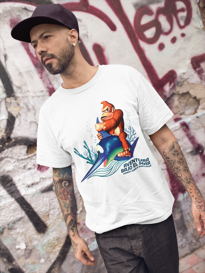 Polera Donkey Kong: Aventura Bajo el Mar
